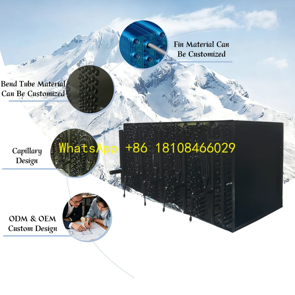High-quality Nano-Aluminum Fin Evaporator High-efficiency Heat Exchange Refrigeration Refrigeration Equipment