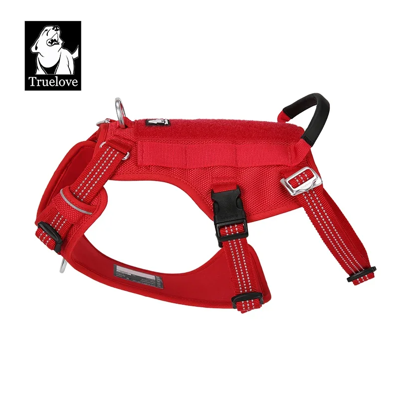 Truelovepet Pet Undershirt Chest Strap Night Travel Nylon Webbing with 3M Reflective Outdoor Sports Hook & Loop TLH7011