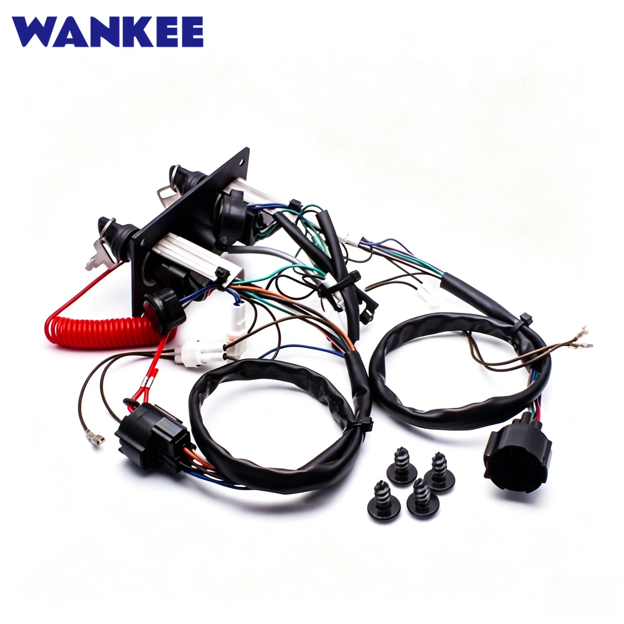 Dual Ignition Key Switch Panel 37100-96J14 For Suzuki DF100A 115A Marine Outboard Motor