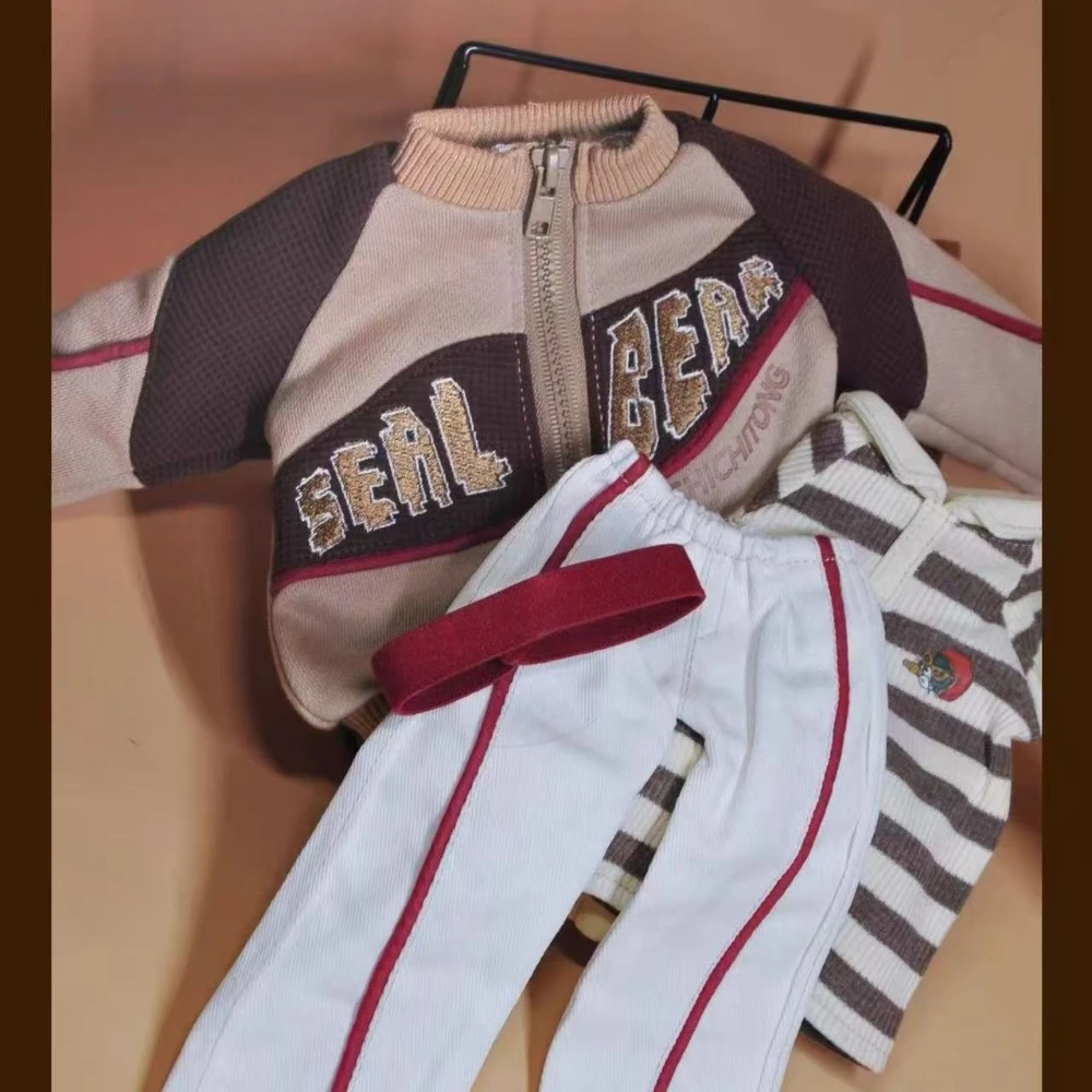 Prevendita 1/4 Set di vestiti per bambole adatti a 45 cm Bjd Doll Vestito da baseball Vestire Ragazza Giocattoli Casa da gioco Accessori per bambole di moda, Senza bambola