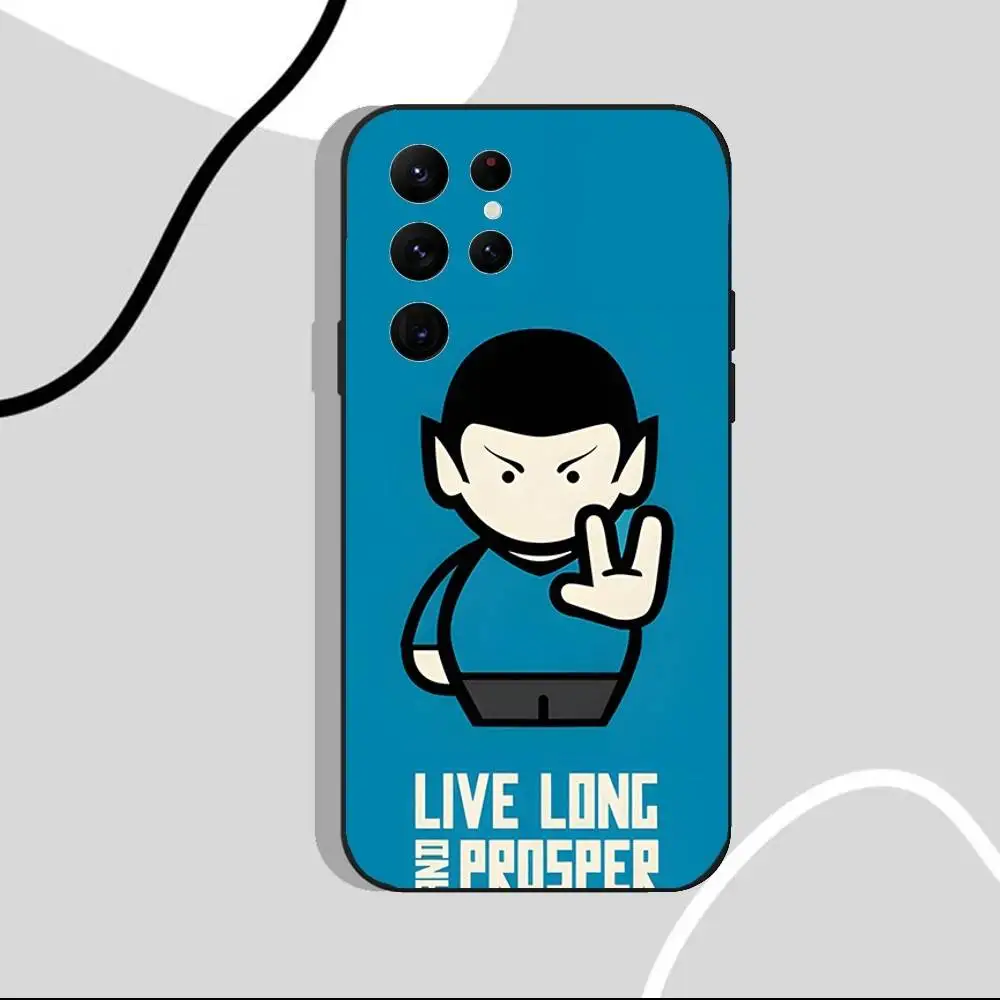 Чехол для телефона TV S-Star T-TrekS для Samsung S25, S24 Ultra, S20, S30 plus, S22 Plus, S23, Ultra 5G, силиконовый черный корпус