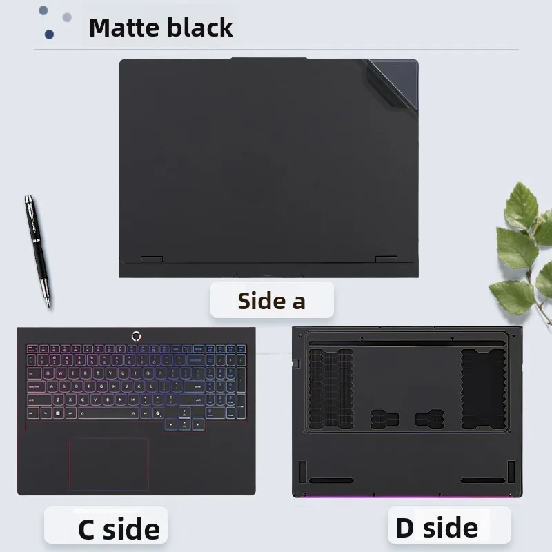 For Lenovo Legion 5 15AHP10 15IRX10 15AKP10 Laptop solid color body skin sticker scratch-proof shell protective film