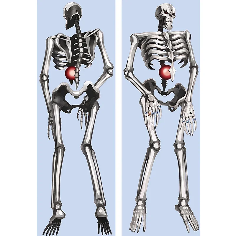 

OVERLORD Anime Dakimakura Cool Hug Body Pillow Case Ainz Ooal Gown long pillowcase Skull Print Cushion Cover Skeleton Dropship