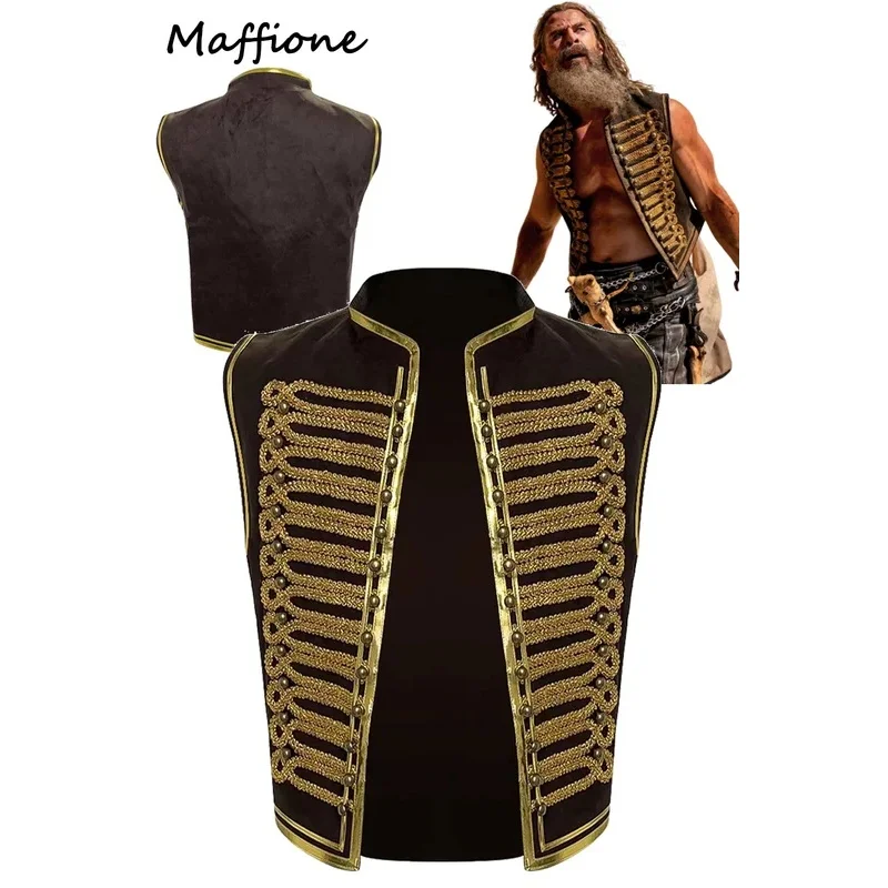 CHIOS Dementus Cosplay Vest Costume 2024 Movie Max Mad Roleplay Tops Fantasy Outfits Clothing Men Male Halloween Party CarCHIOS