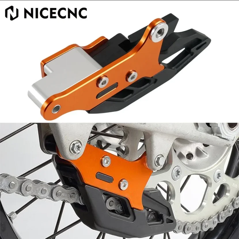 NICECNC For 2008-2022 KTM EXC 300 6D TPi XCW XCF-W EXC-F 500 450 400 350 300 250 200 150 125 Motorcycle Rear Chain Guide Block