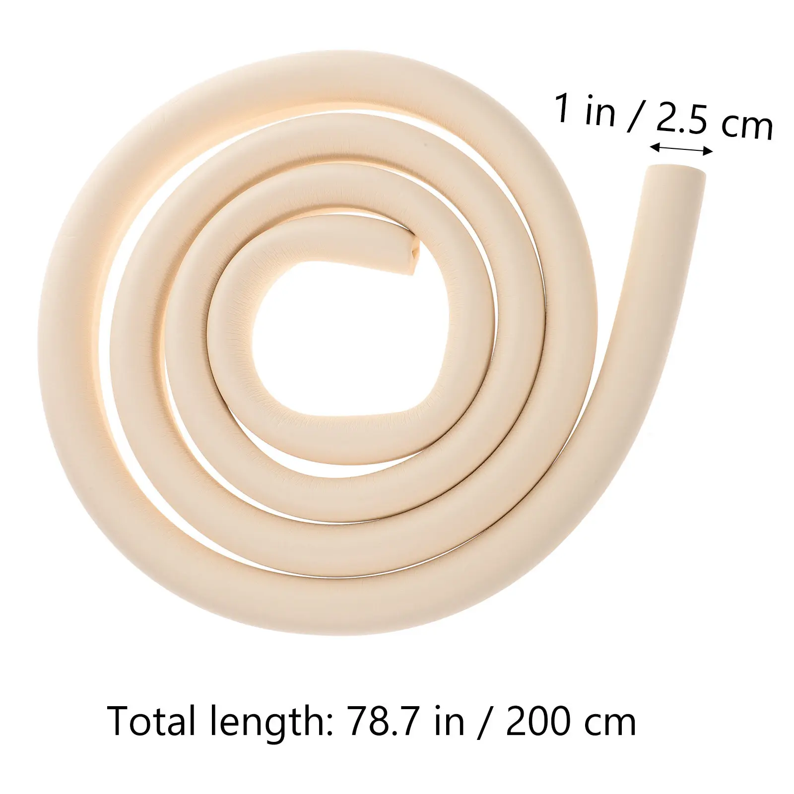 2M Corner Protector Bumper for Baby Proofing Tables, Desks, Beds, Bookshelves & Furniture Edges – Safety Cover