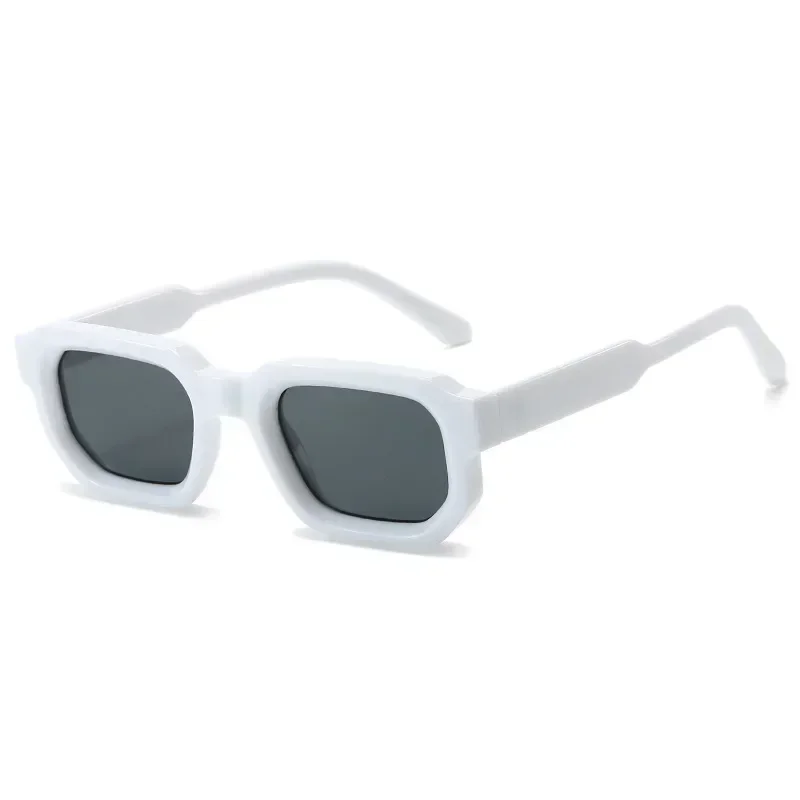 JNPCXI Mode Blau Quadrat Sonnenbrille Für Frauen Männer Retro Luxus Designer Klare Linse Sonnenbrille Shades UV400 Brillen