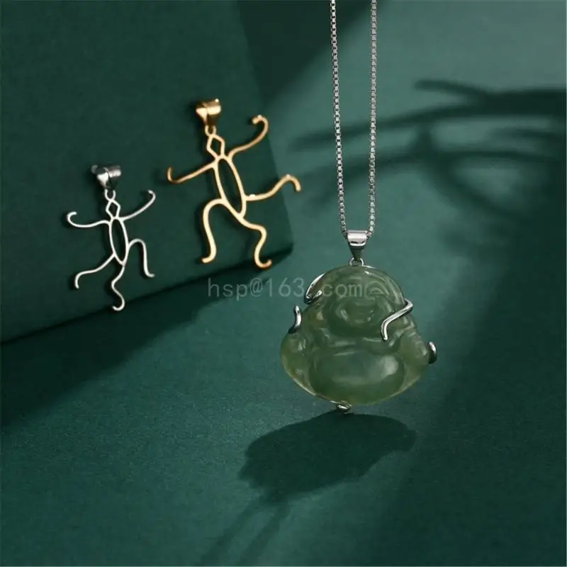 Adjustable Pendant Mount Pendant Blank Base Alloy Material Necklace Pendant Base Suitable for Necklace Creation