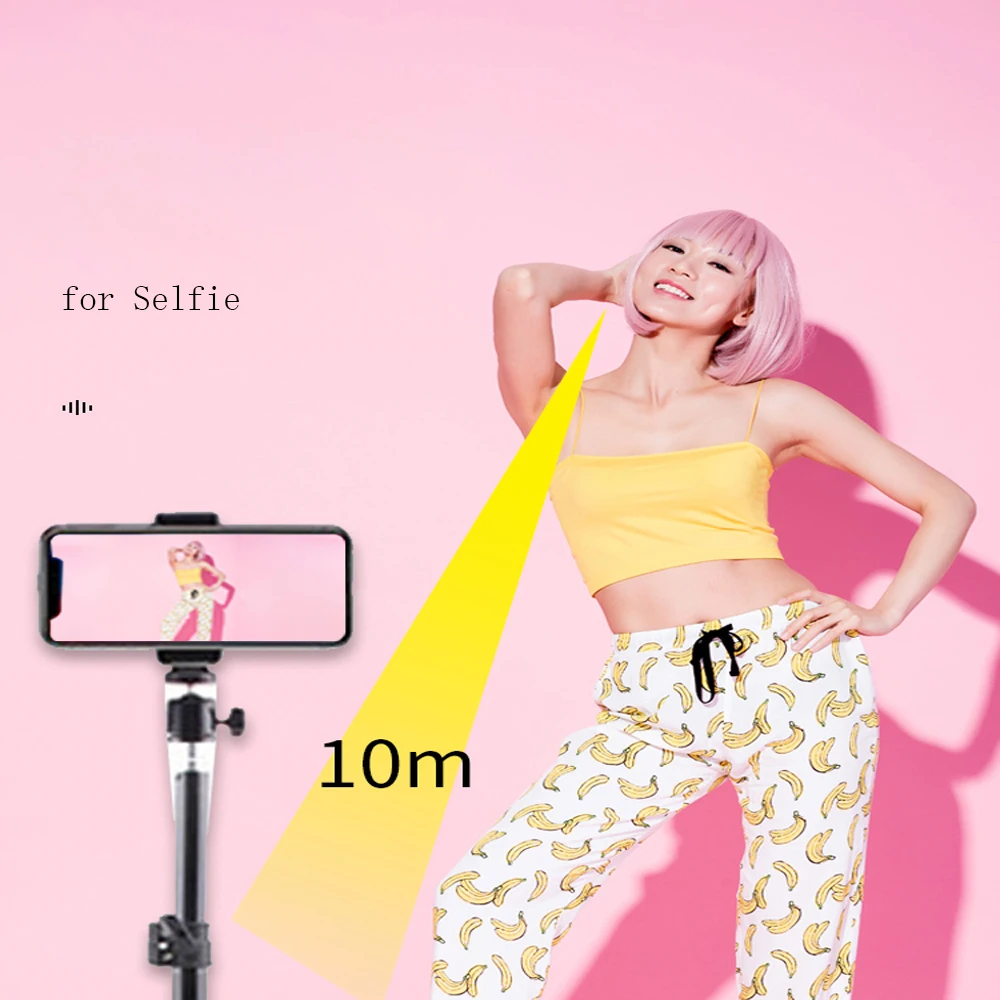 بلوتوث زر التحكم عن بعد وحدة تحكم لاسلكية الموقت الذاتي كاميرا عصا مصراع الإصدار Monopod Selfie للهاتف ios andriod