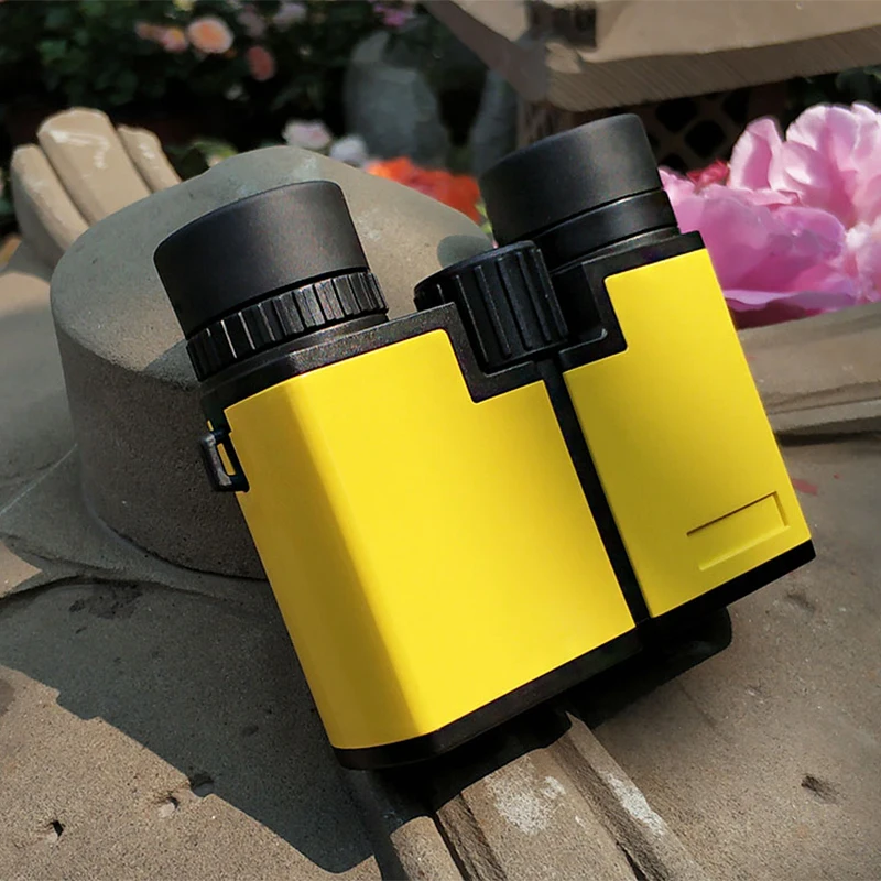 子供用高解像度ポータブル広角双眼鏡、bak4プリズム、10x22、アウトドアアクティビティ