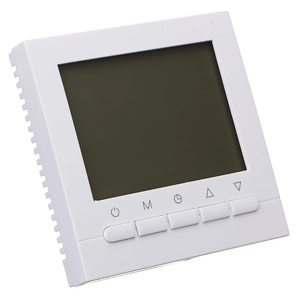 

WiFi Programmable Thermostat for Home Heating Systems with Large LCD Display and Remote Access White Thermostat