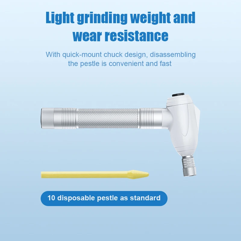 Westtune Lab Hand Held Homogenizer Mini Plastic Stainless Steel Grinding Rod Grinder High Speed Electric Tissue Grinder 16000rpm