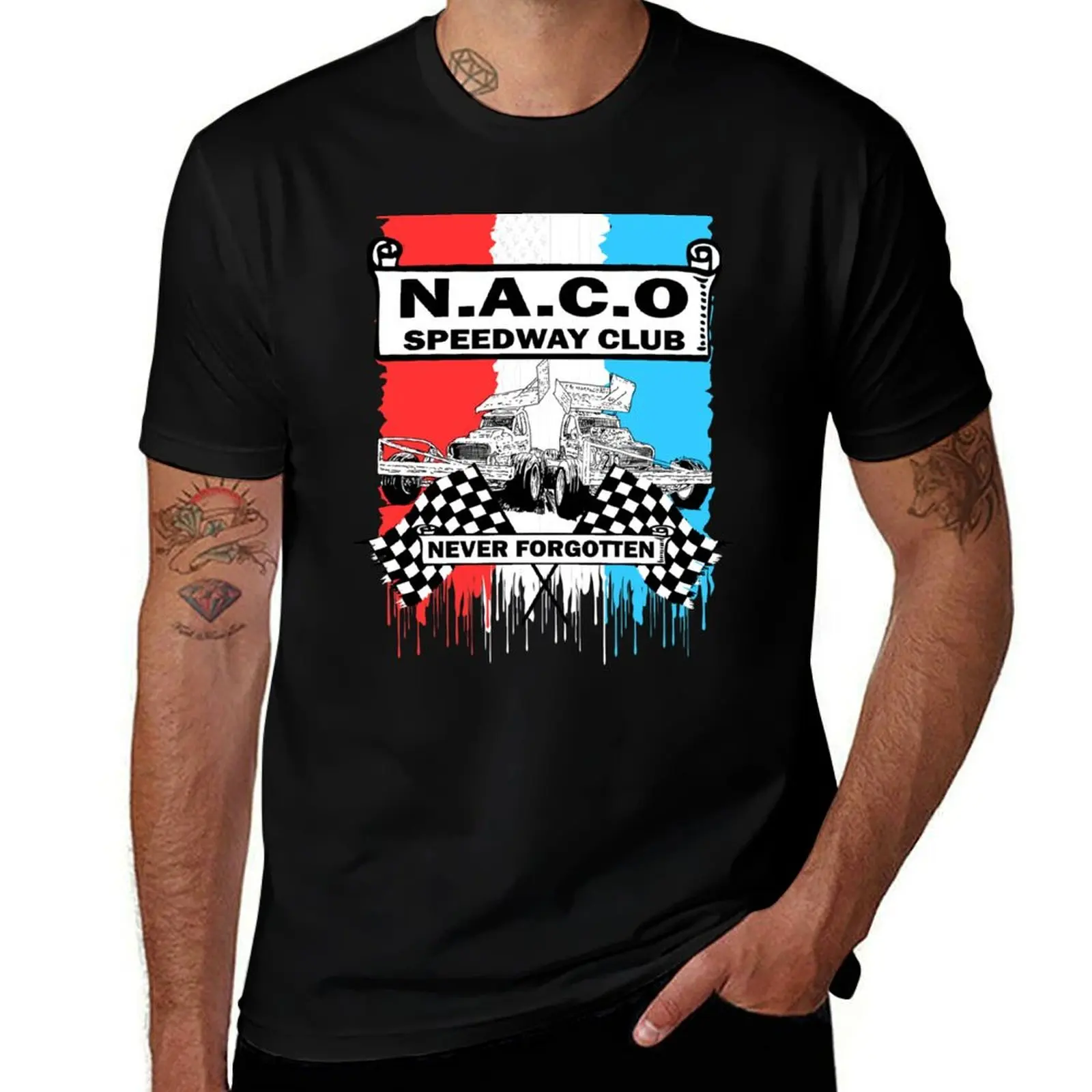

N.A.C.O Speedway Club Baarlo Never Forgotten T-Shirt t shirt man luxury t shirts designer T-Shirt