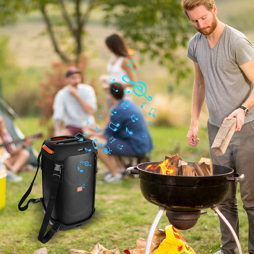 

Speaker Carrier with Dual Shoulder Strap EVA Protective Cover Travel Carry Holder Pouch for JBL Partybox 110 Portable Speaker