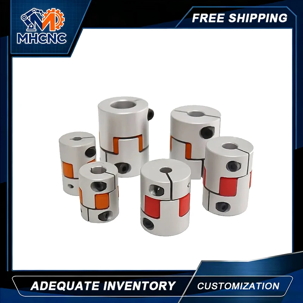 MHCNC High Quality 1PCS Plum blossom coupling D 25 L 30 stepper motor connector 6*10 8*8 8*10 10*11mm for CNC machine tools