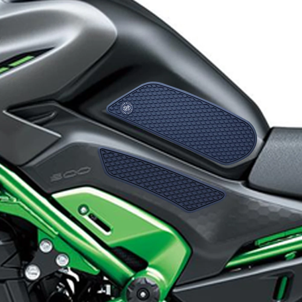جديد لـ KAWASAKI Z900 Z900se Z900 se 2025 2026 دراجة نارية عدم الانزلاق الجانب خزان الوقود ملصقات وسادة مقاومة للماء المطاط ملصق