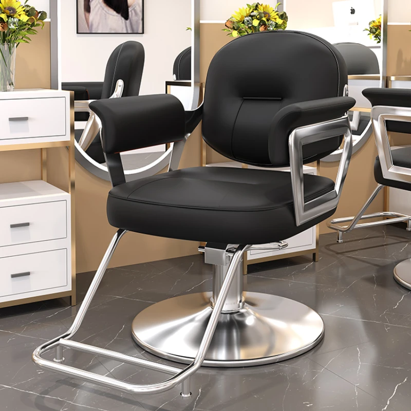 Professional Aesthetic Chair Salon Hair Stylist Swivel Hairdressing Armchairs Barber Shop Equipment Tool Reclining Office Nail