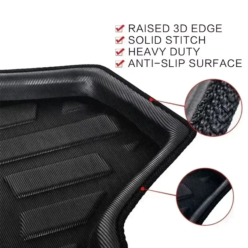 For Honda Odyssey RC 2014-2023 2015 Car Rear Trunk Mat Luggage Liner Tray Waterproof Anti-scratch Floor Pad Auto Car Accessories view 4