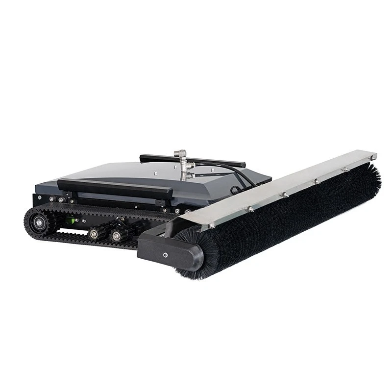 Remote control cleaning robot Power station special cleaning machine equipment Anti-drop photovoltaic panel cleaning machine