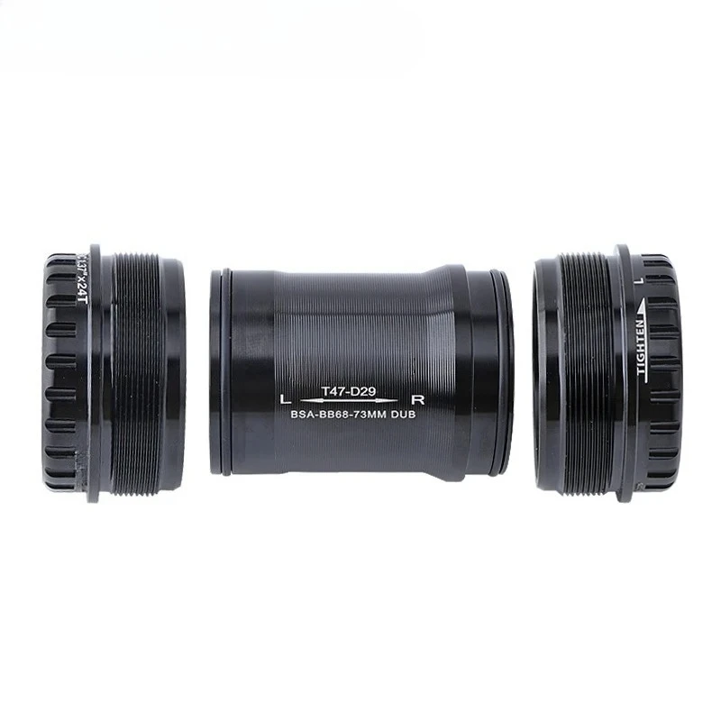 T47 Aluminum BSA Bottom Bracket 68-73mm DUB Hollowtech Ceramic BB for MTB Road Bike
