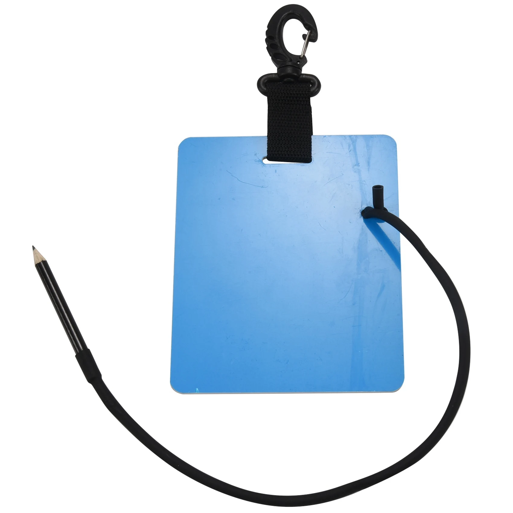 A89E-10X Dive Underwater Writing Slate Diving Wordpad Gear Board With Swivel Clip And Pencil For Water Sports Diving Swimming