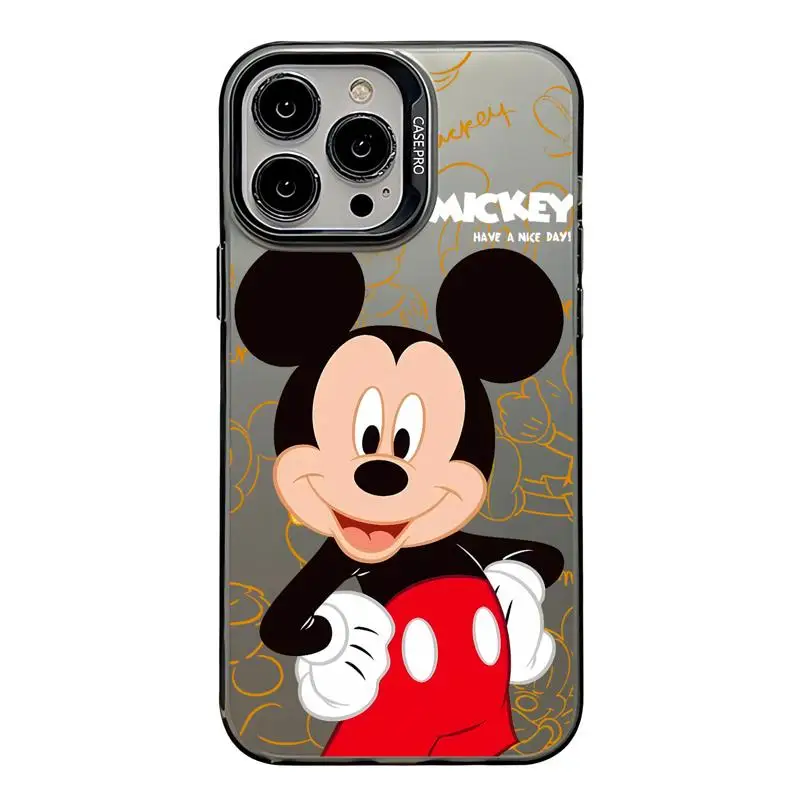 Handy hüllen für Apple iPhone 14 Pro Max Hülle 15pro 16 13 Funda iPhone 11pro 16plus 12pro Softcover Disney Mickey Mouse schönen Tag