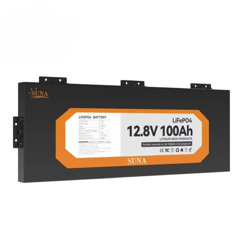 

Solar Slim Battery Pack Rechargele Deep Cycle BMS 12.8V 100Ah 200Ah 300Ah Lithium Ion Energy Storage Battery LiFePO4 12V