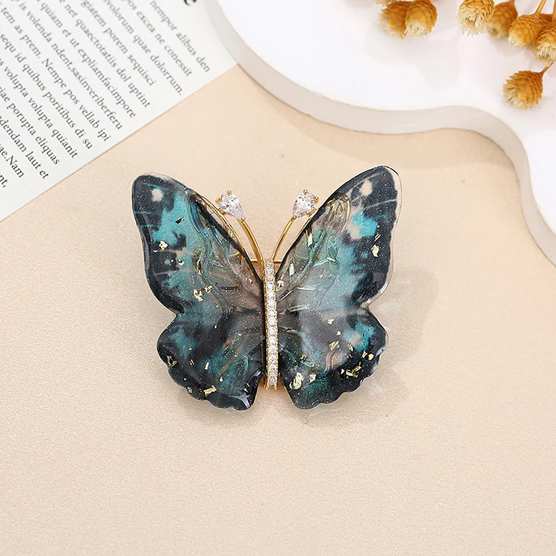 Crystal Butterfly Dragonfly Brooches Badge For Women Vintage Zircon Insect Collar Pins Weddings Office Party Scarf Dress Jewelry