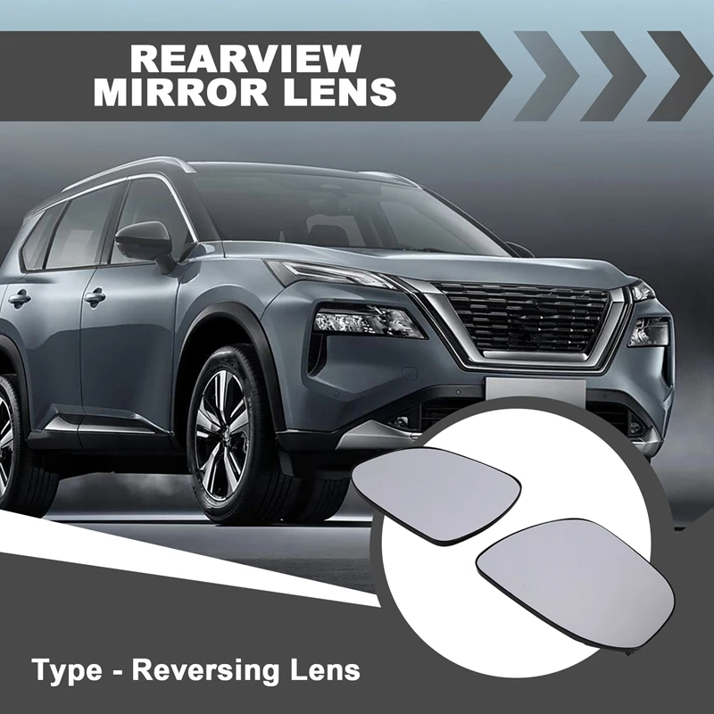 

N26R-Rearview Mirror Glass Side Door Mirror Lens Reversing Glass For Nissan X-Trail 2021-2023