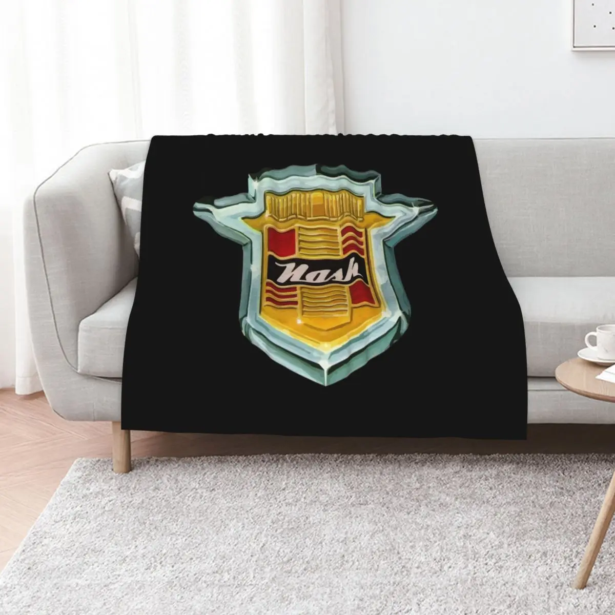 Nash Motors Co. Logo Throw Blanket Sofa Quilt Blankets For Bed Single Giant Sofa Soft Big Bed covers Blankets