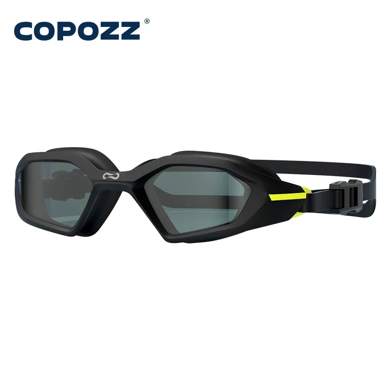 COPOZZ Professional Female Swimming Goggles Electroplate Swim Glasses Anti Fog UV Protection Adjustable Adult Swim Eyewear Men