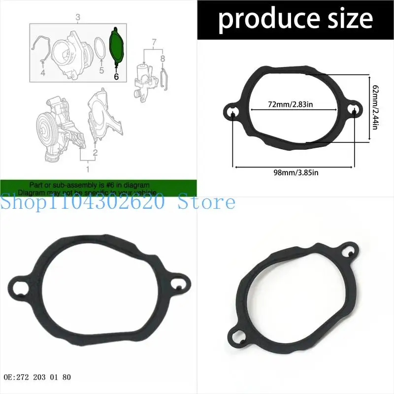 

02DE Car Gasket Thermostat Washer 2722030180 584070 68013950AA Replacement Part