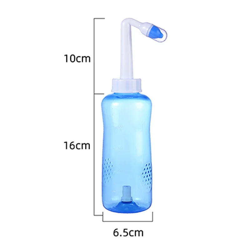 300ML Nasal irrigator Nasal Rinse Bottle Nasal Wash Cleaner Nose Protector Avoid Allergic Rhinitis Adults Children