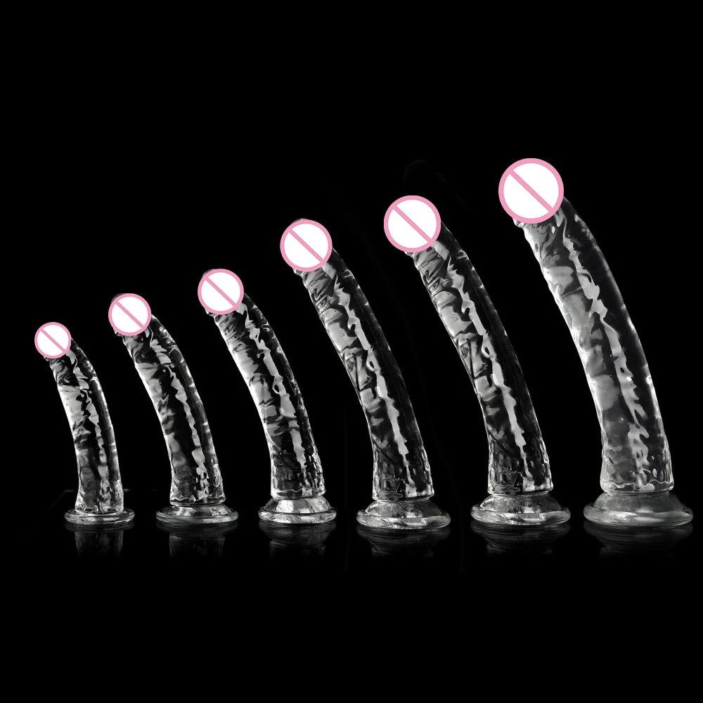 6 Sizes Realistic Long Dildo Penis Suction Cup Big Dick Female Masturbator Clitoral G-spot Stimulator Lesbian Sex Toys For Women view 6