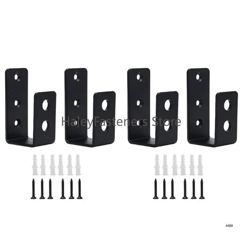 

Комплект дверных барьеров, зажимов и кронштейнов: U-образные стойки для замков, защитные дверные замки для дома, сарая, гаража, ворот