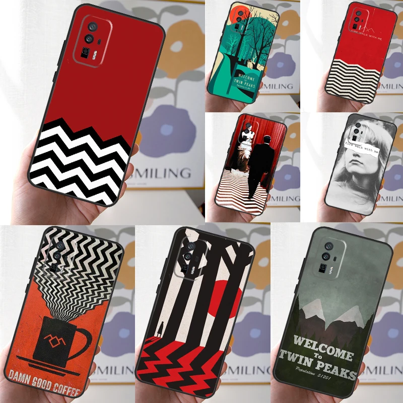 twin peaks Case For POCO X3 X4 X5 X6 Pro M5s M6 F3 F5 Xiaomi 14 13 Ultra 12 Lite 11T 12T 13T Pro Cover