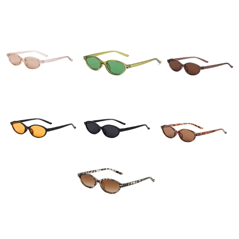 340D Fashion Small Oval Sunglasses UV400 Lens Durability Sun Glasses For Casual