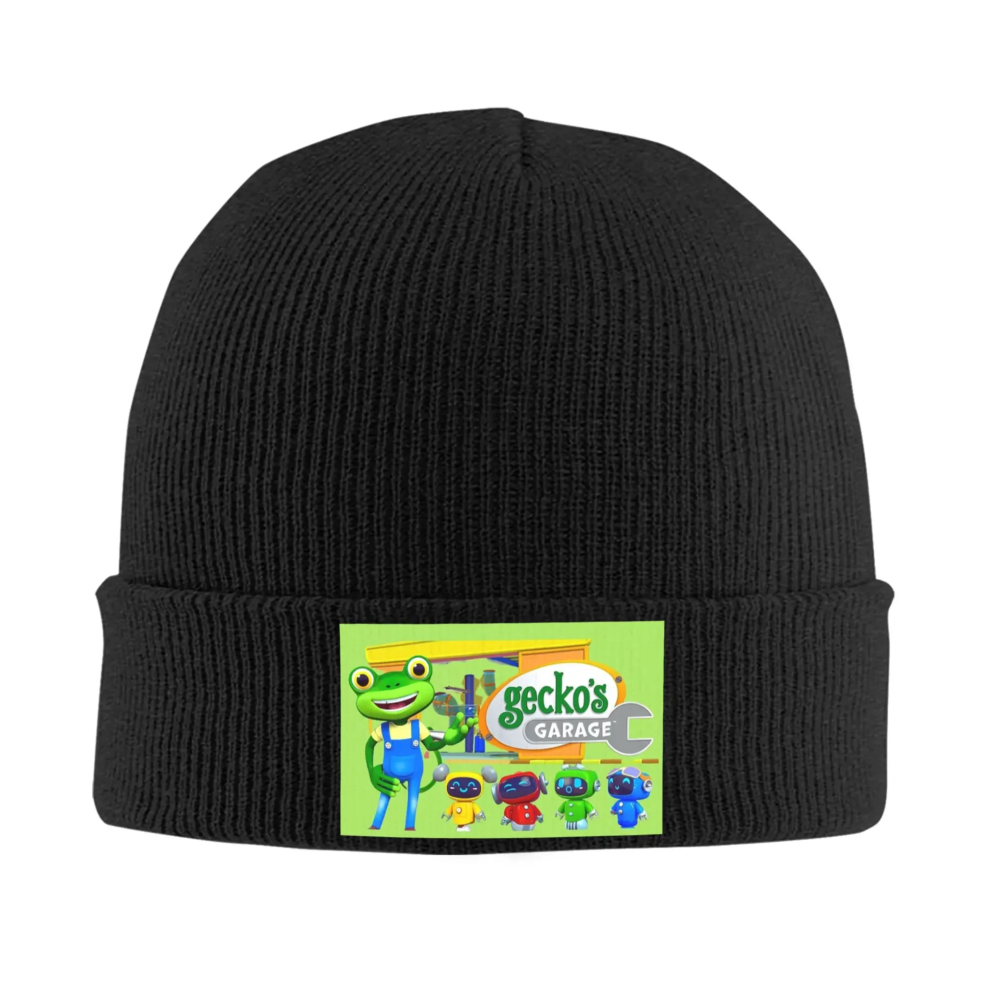 Geckos garage kids Warm Knitted Cap Winter Knit Bonnet Hat Skullies Beanies Hip Hop Caps for Unisex