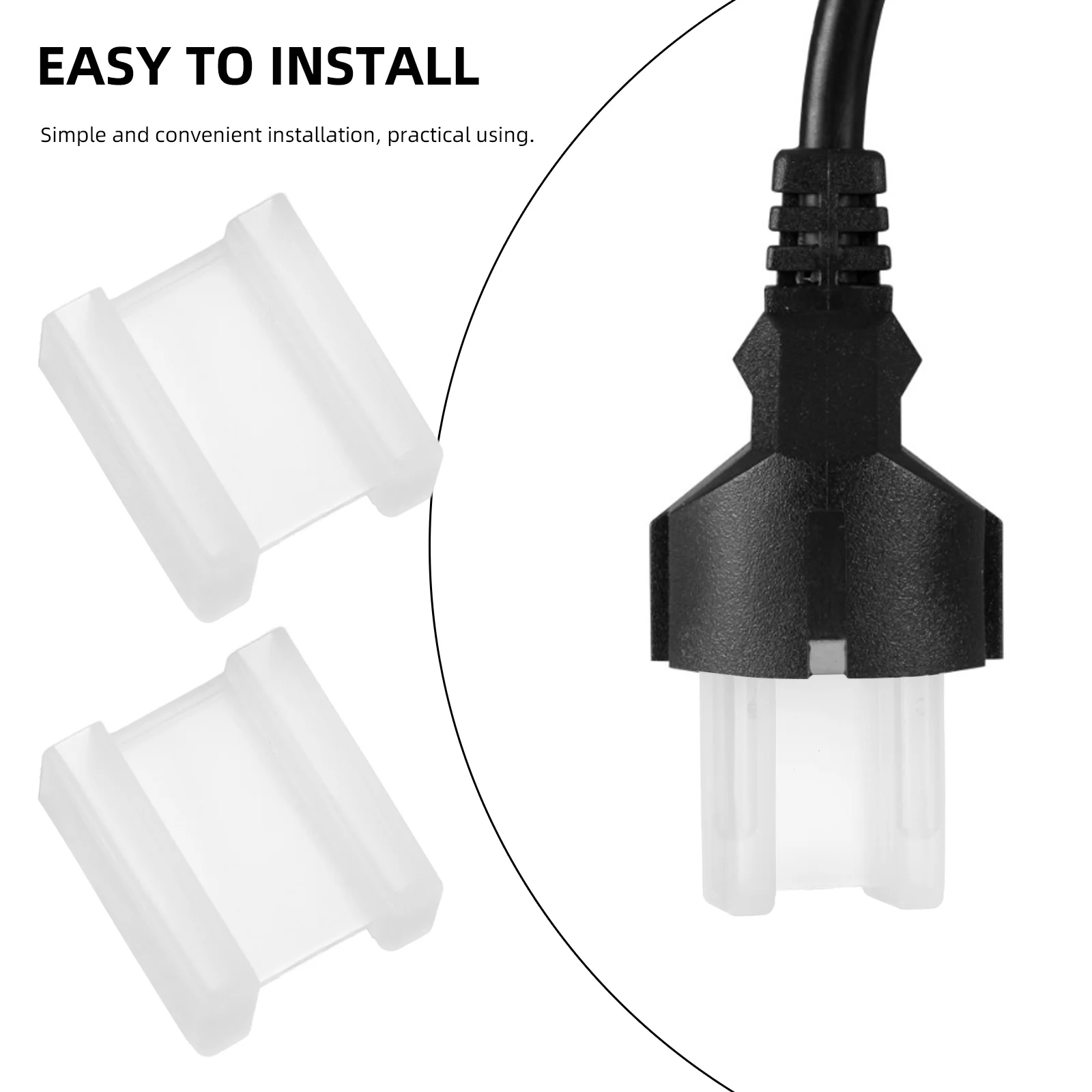 100 шт., защита для ног, вилка питания, защитная крышка, защита для электрической розетки, защитная крышка, защитная крышка