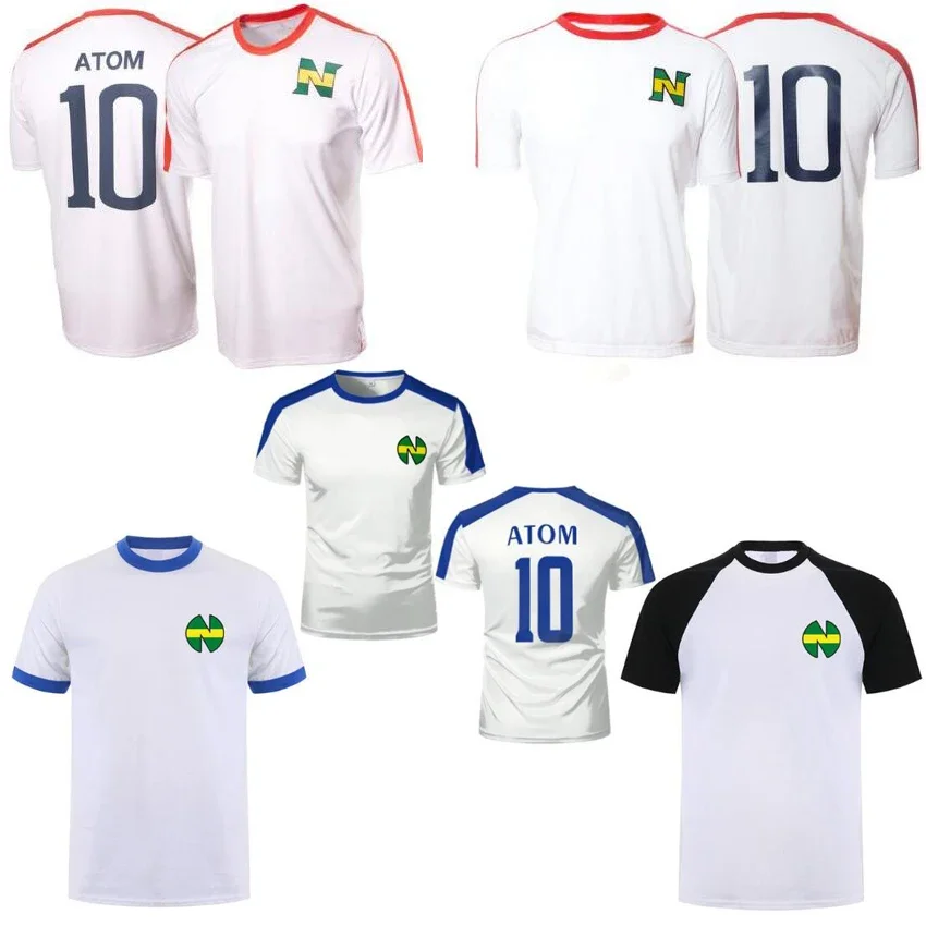 Anime Captain Tsubasa Ozora Tsubasa Cosplay Football Jersey Kids and Adults Short Sleeve T-Shirts Summer Tops Training Wear