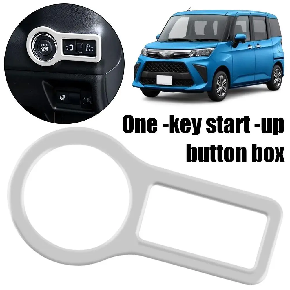 One Click Start Button Frame Interior Trim Glitz Car Interior Start Stop Key Trim Cover For 24 Suzuki Spacia Custom