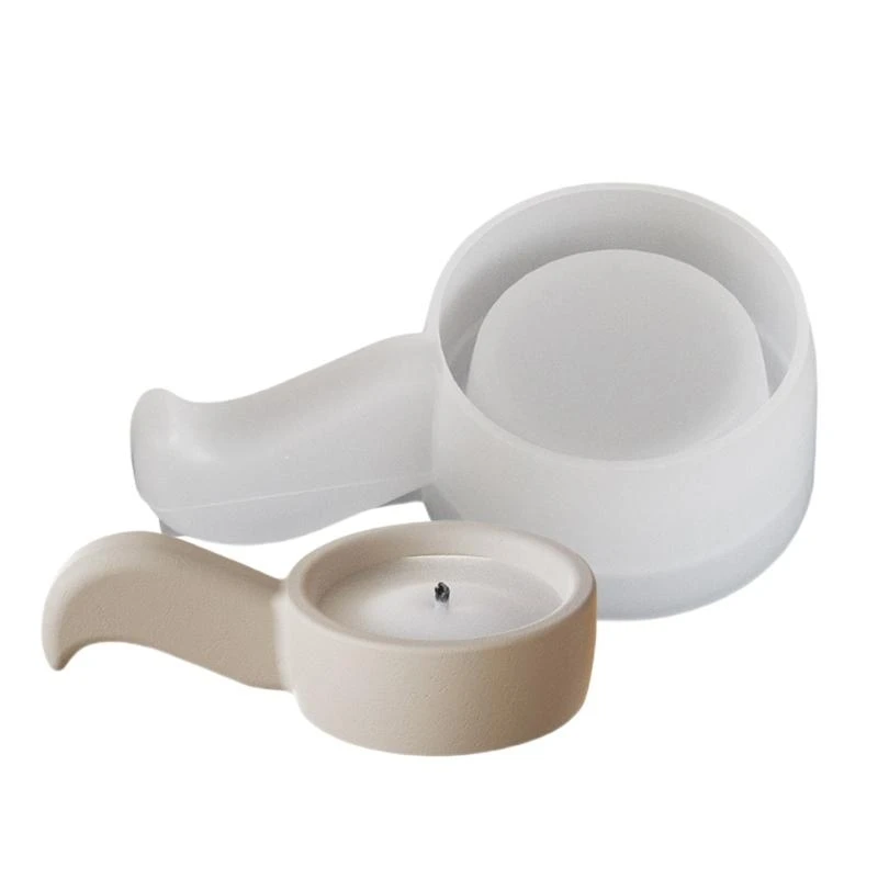 Flexible Heat Resistant Silicone Frying Pan Mold for Detailed Holder Making Great for Artisans and Hobbyists