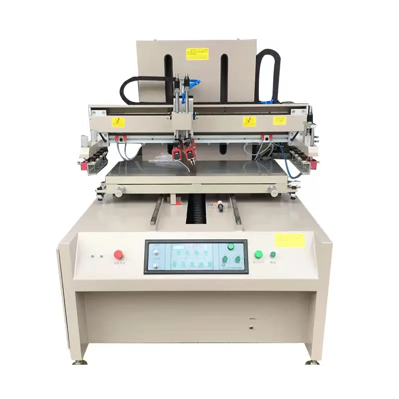 High Precise Run-table Flat Screen Printing Machine for plane product  Business Card Semi Automatic Screen Printing Machine