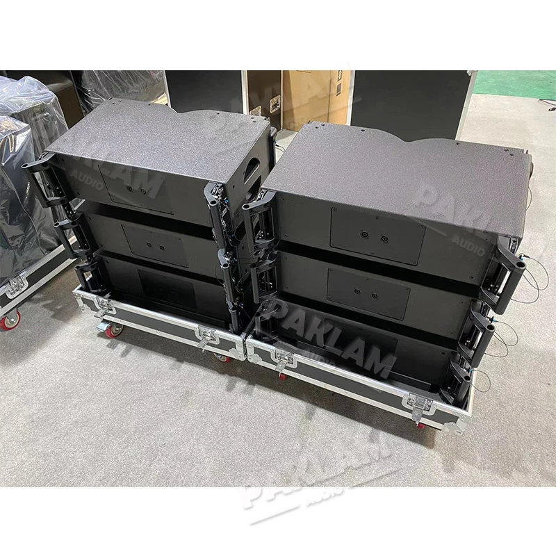 MF 400W HF 80W مزدوج 8 بوصة LA208 مغناطيس النيوديميوم معدات الصوت المتكلم المهنية خط صفيف نظام مكبر الصوت #3