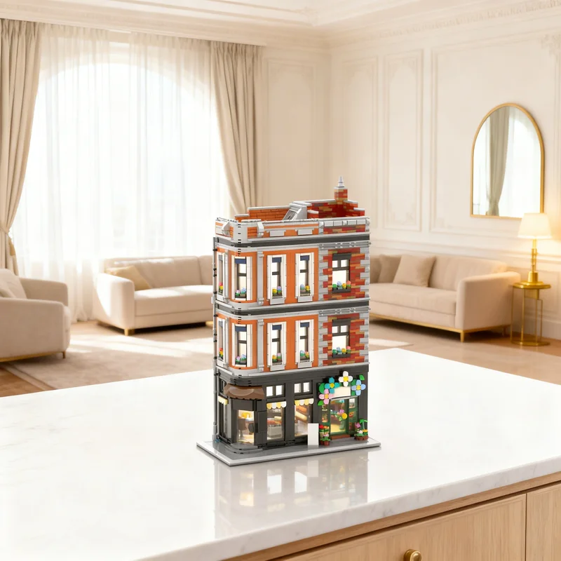 Art Craft Bakery - 2452 buah, Set Balok Bangunan Modular