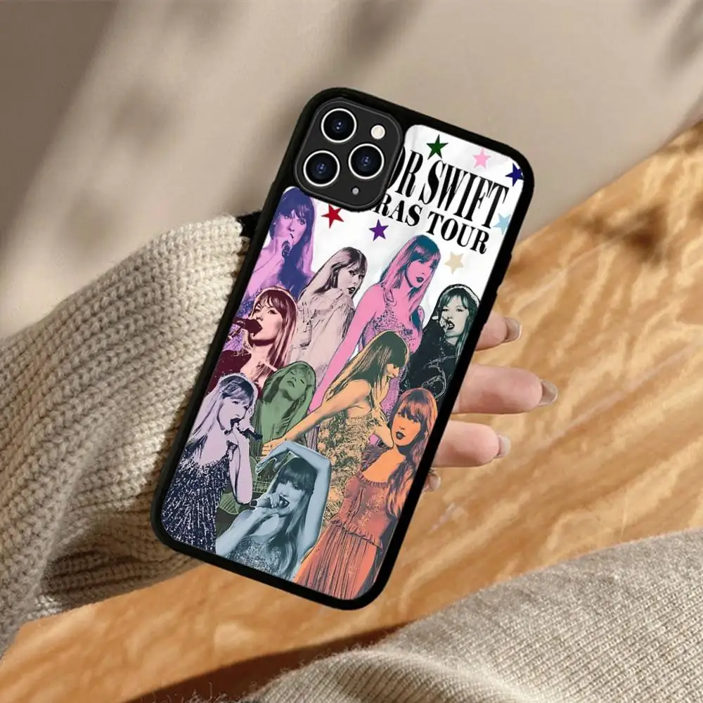 Picture 3: Popular T-taylors Singer S-swift Phone Case Wireless Charging PC+TPU For IPhone 11 12 13 14 15 16 17 Pro Max Plus Case