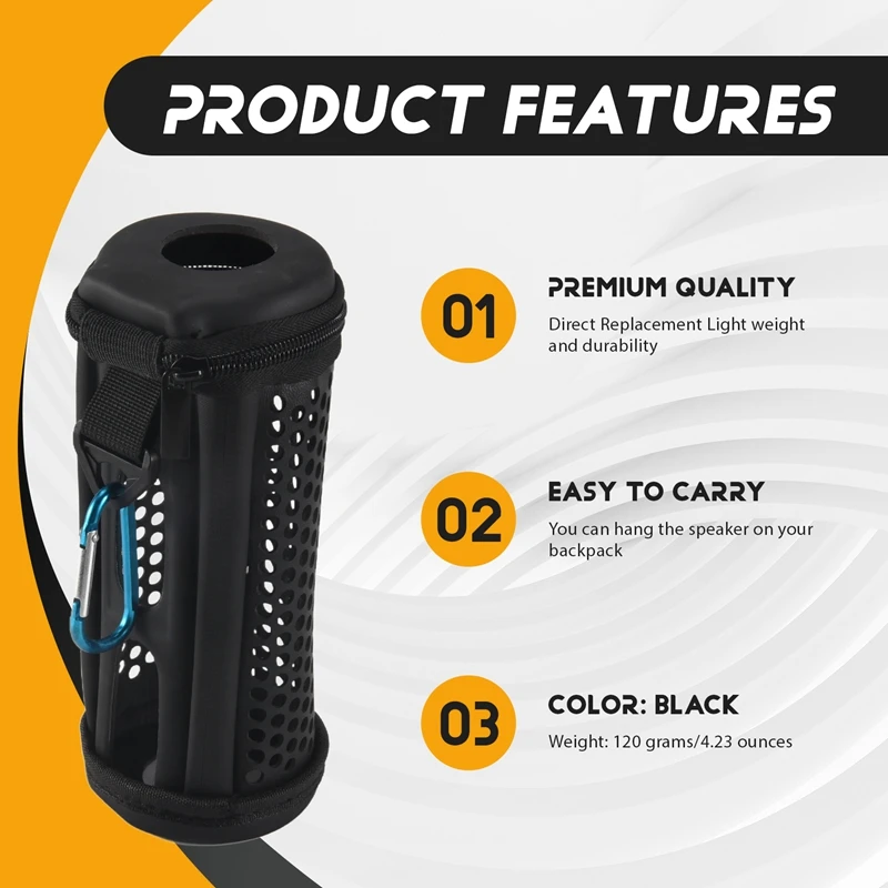 A15R -EBSC130 Portable Hard Case For Jbl Flip 4 Flip4 Bluetooth Speaker Storage Bag Travel Carrying Cases Box Storage Pouch