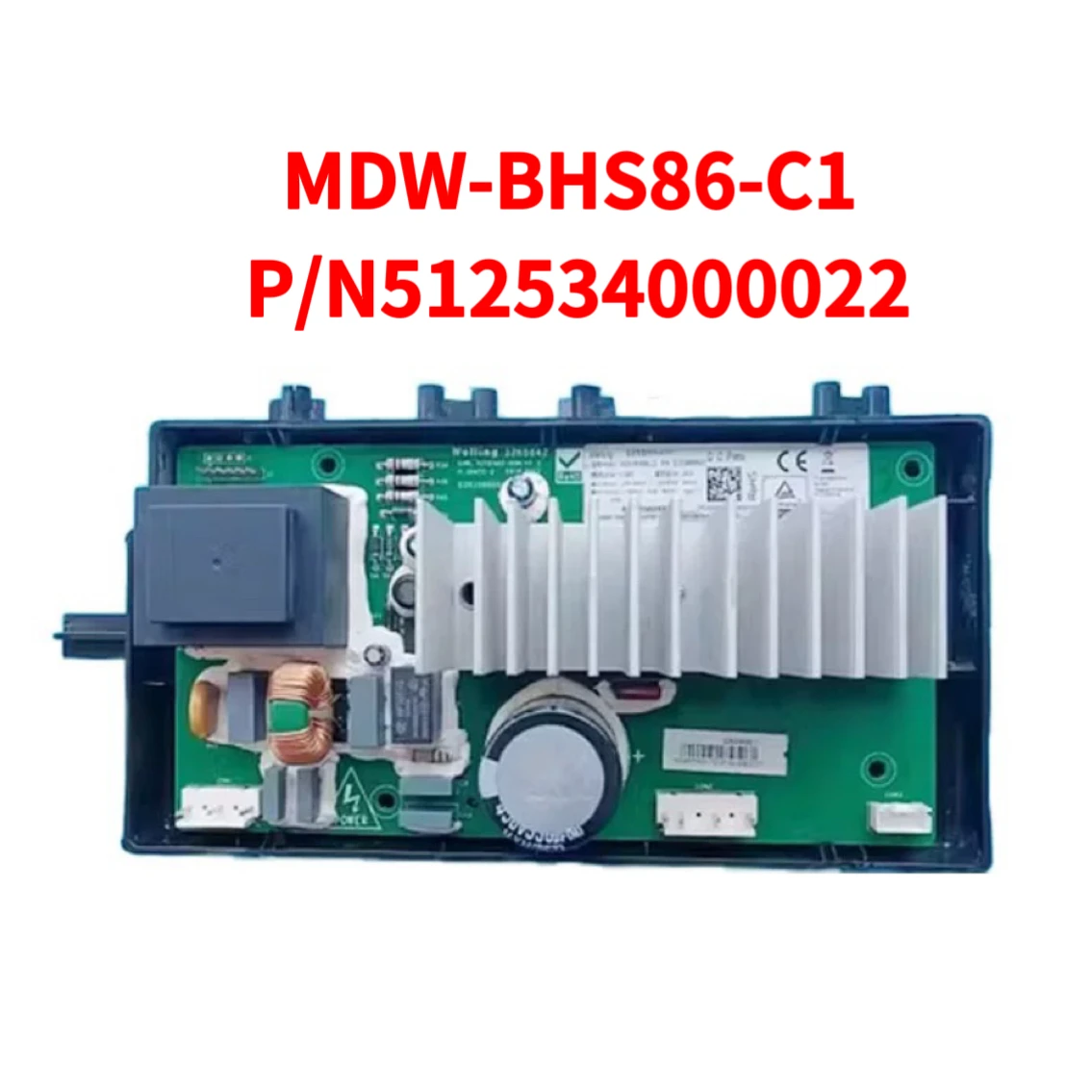 

Original washing machine computer board MDW-BHS86-C1 P/N512534000022 Material number 1578692
