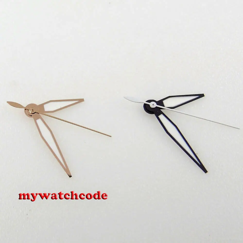 Reloj con borde negro, accesorio de pulsera compatible con movimiento NH35, NH36, 7s25, 7s35, 4r15, 4r35, 4r36