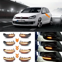 Turn signal LED dynamic side mirror flashing indicator light sequentially For VW Volkswagen Golf 6 MK6 GTI R20 2008-2014